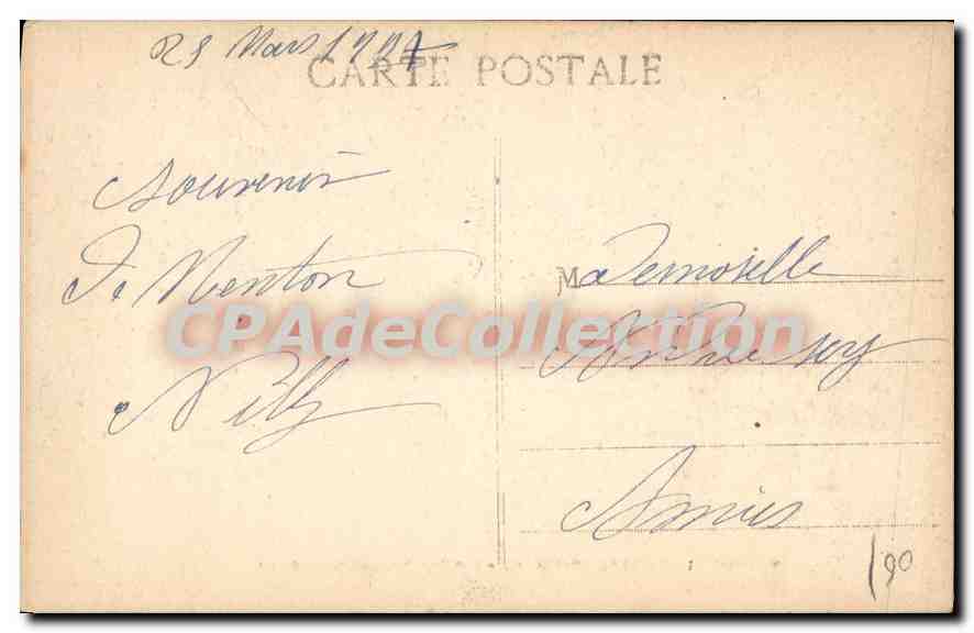 CPA SOSPEL Pont Vieux sur la Bevera  — Verso