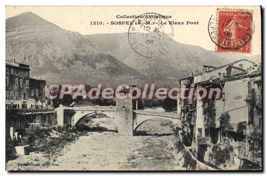 CPA SOSPEL Le Vieux Pont 
