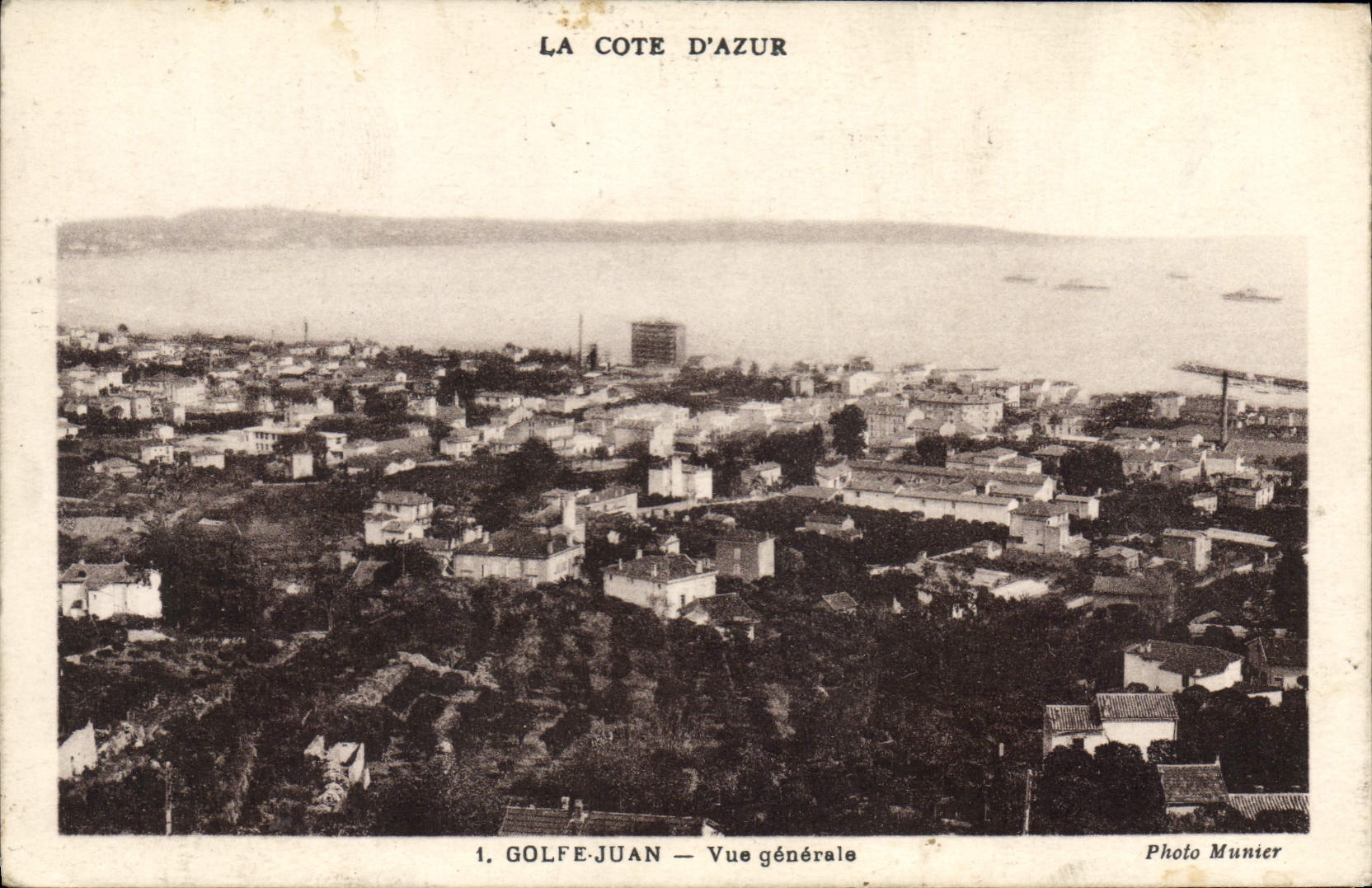 CPA La Cote d'Azur GOLFE JUAN Vue generale 