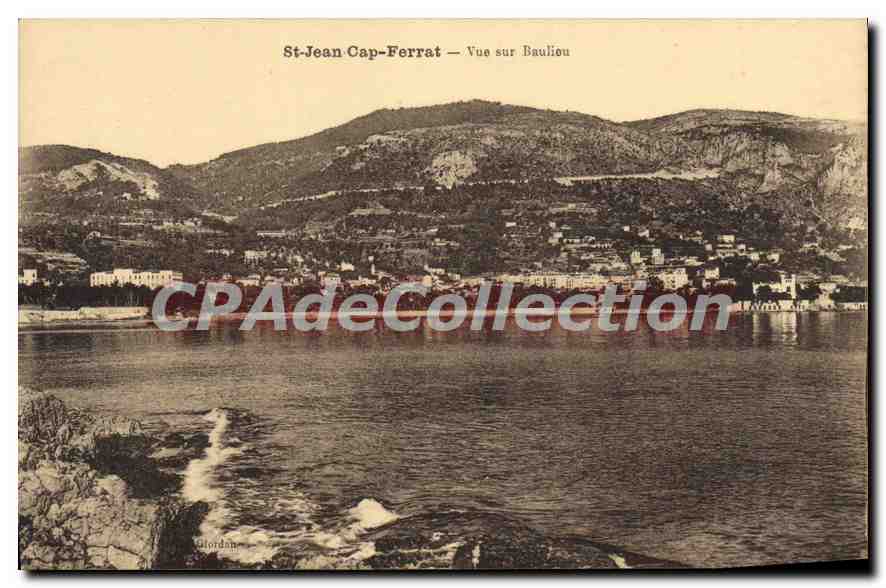 St-Jean-Cap-Ferrat — Vue sur Bauliou — Éditeur : L. Jordan
