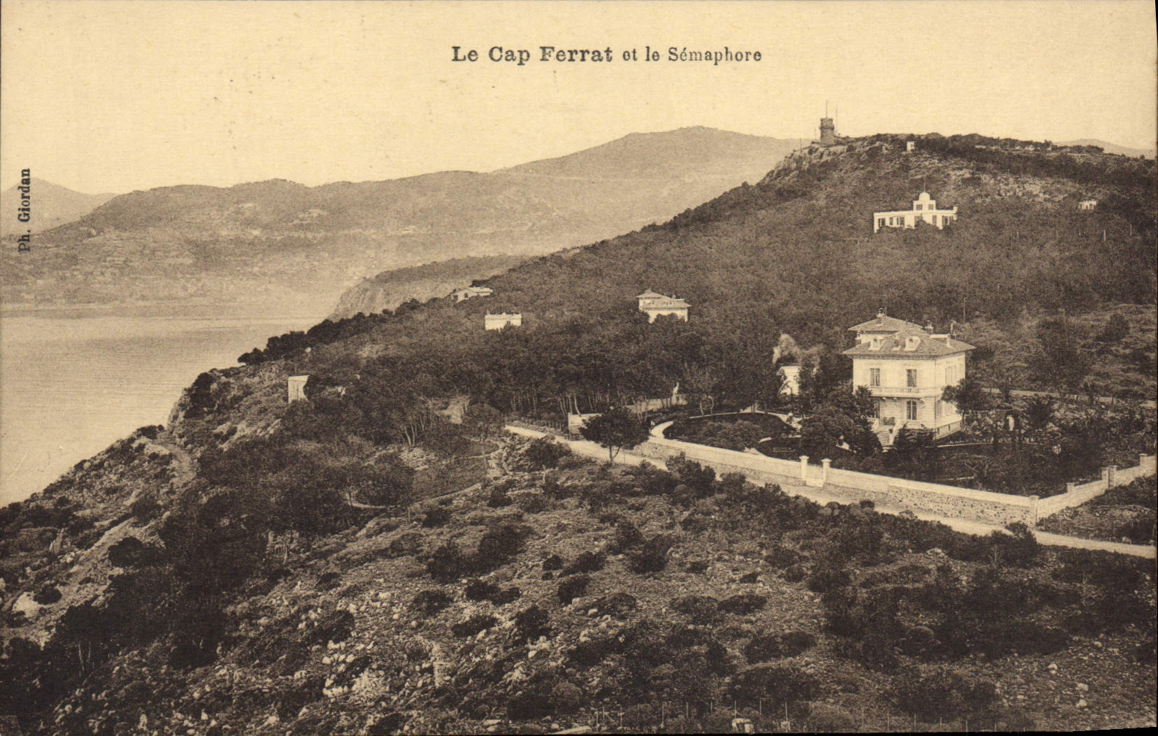 Cap Ferrat und das Sémaphore — Panoramablick — Ph. Giordan