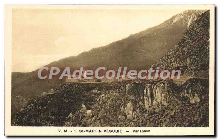 St-Martin-Vésubie — Panoramablick — V.M. n°1 - Vorderseite