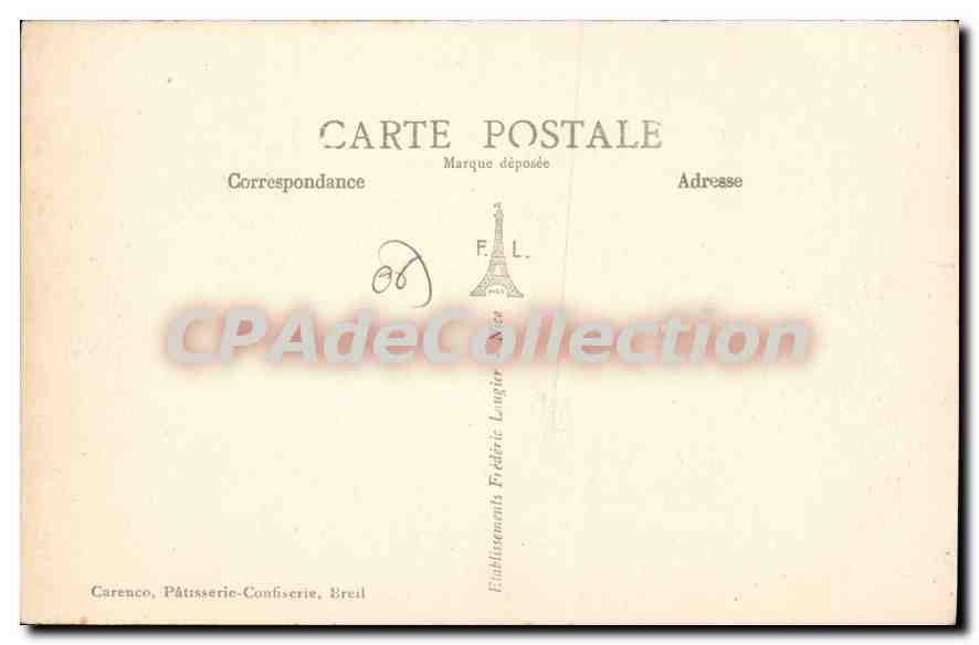 CPA BRELL La Place et le Monument aux Morts  — Rückseite