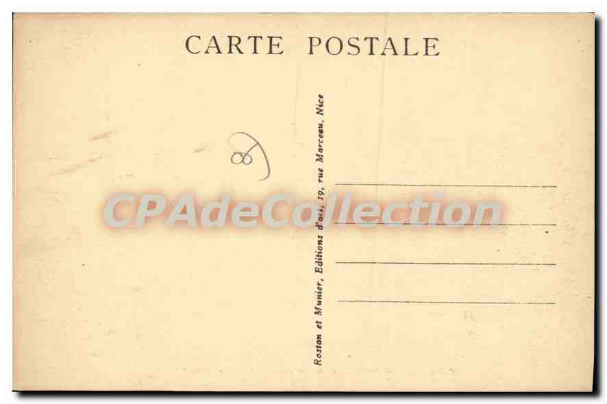 GANNES — Promenade de la Croisette et les Hôtels — RM — Verso