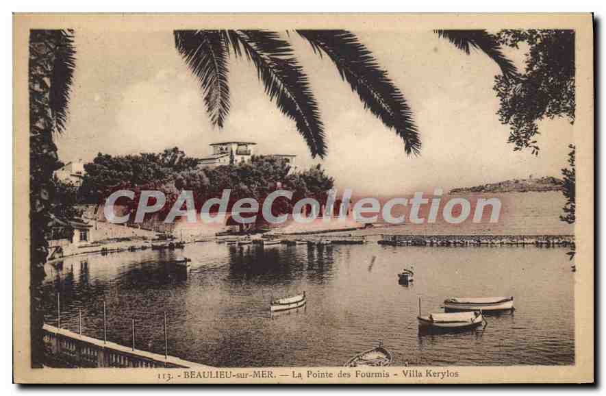 Beaulieu-sur-Mer — La Pointe des Fourmis — Villa Kerylos