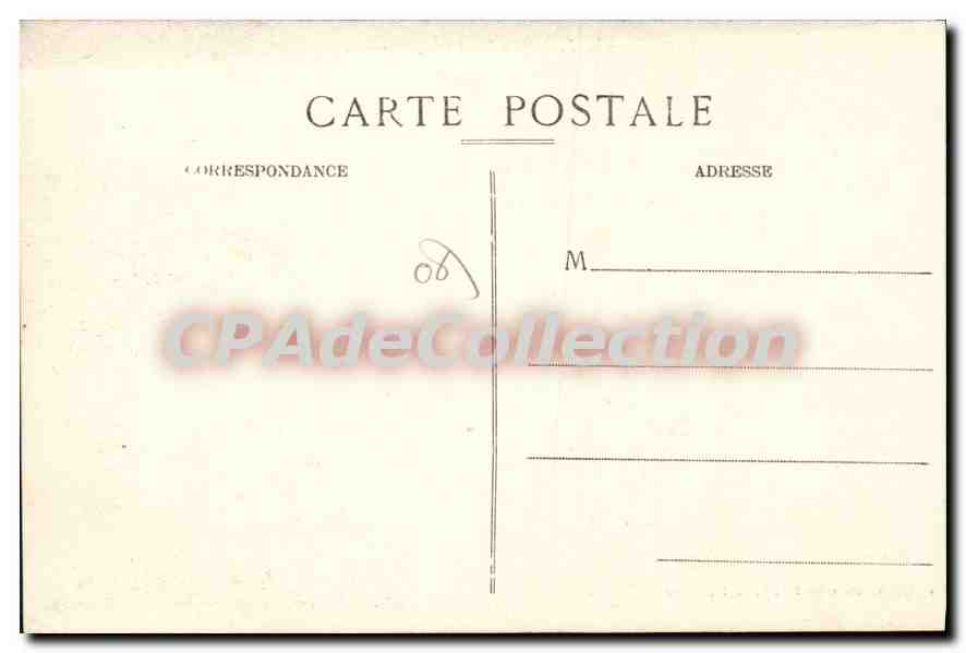 CPA CANNES Le Port et le Mont Chevalier automobile taxi — Rückseite