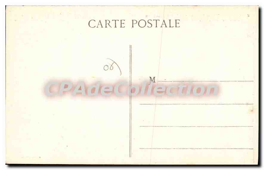 CPA CANNES Vue entre les Palmiers Boulevard de la Croisette  — Rückseite