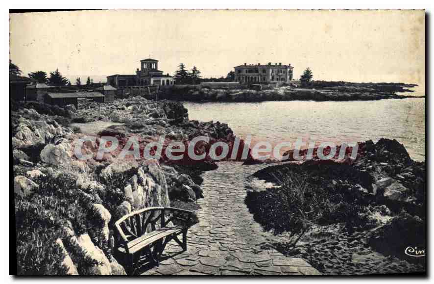 Cap d'Antibes — Vue du Cap d'Antibes — Hellogravure Combier