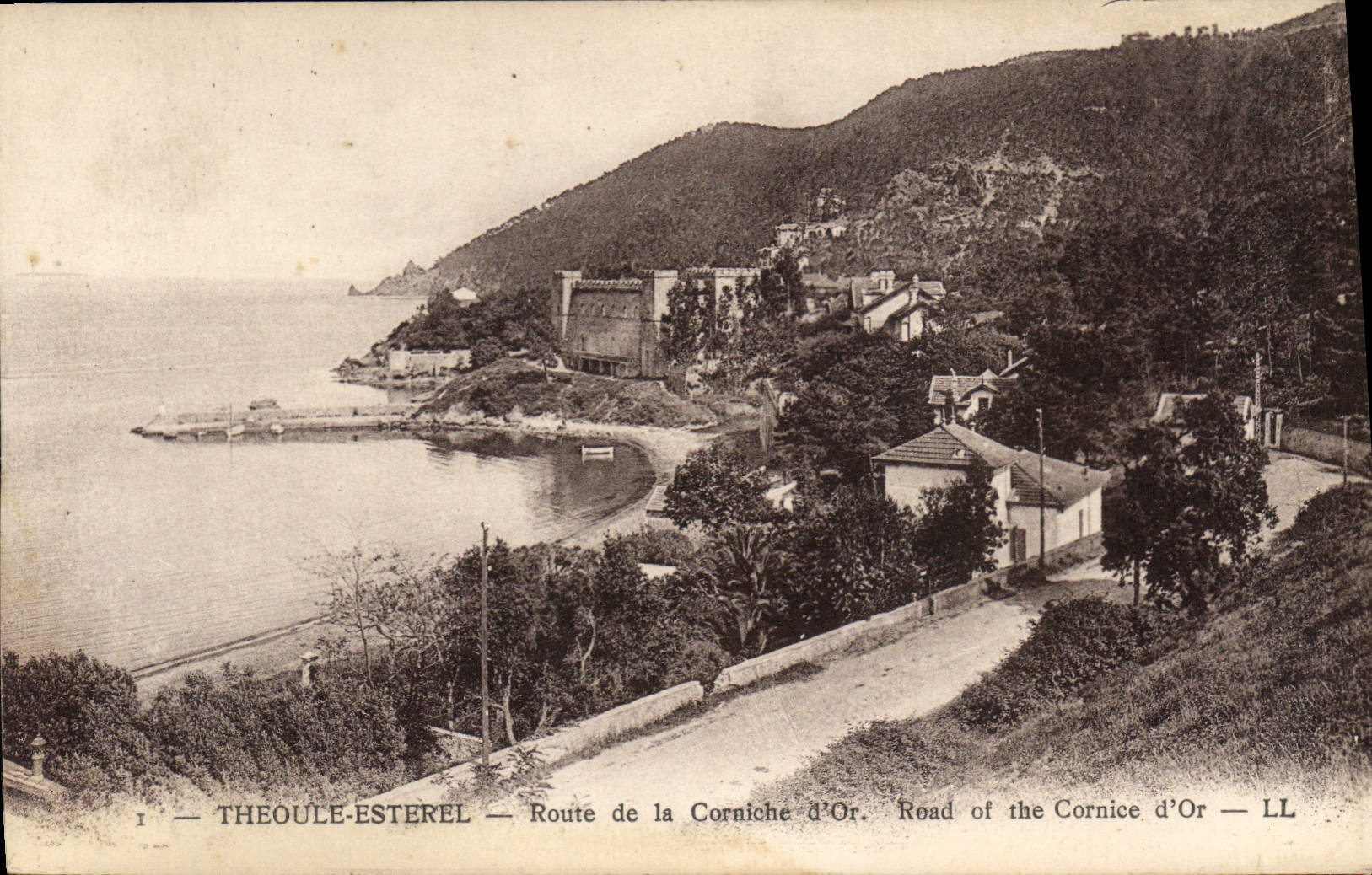 CPA THEOULE ESTEREL Route de la Corniche d’Or 