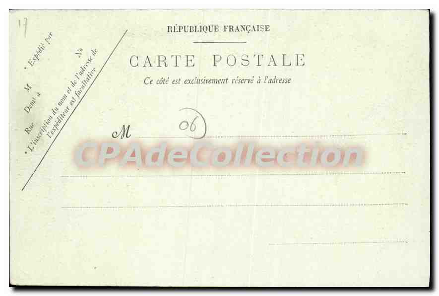 La Napoule — Le Rocher de la Tête de Femme — LL, n°637 — Verso