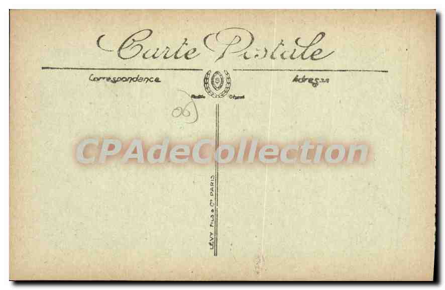 CPA CANNES Le Casino et les Allees  — Rückseite