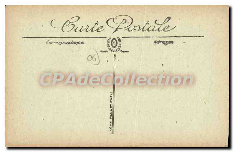 CPA CANNES Le casino municipal  — Rückseite