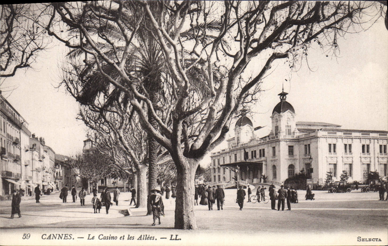 CANNES. — Le Casino et les Allées. — LL. — SELECTA