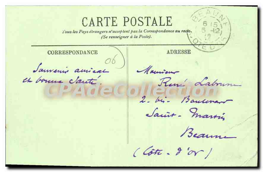 Beaulieu — La Petite Afrique — LL. — Éditeur LL. n°36 — Verso