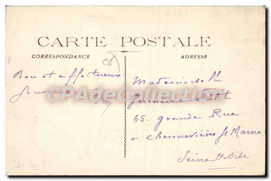 CPA CARNAVAL DE NICE XXXVIII ours polaire — Rückseite