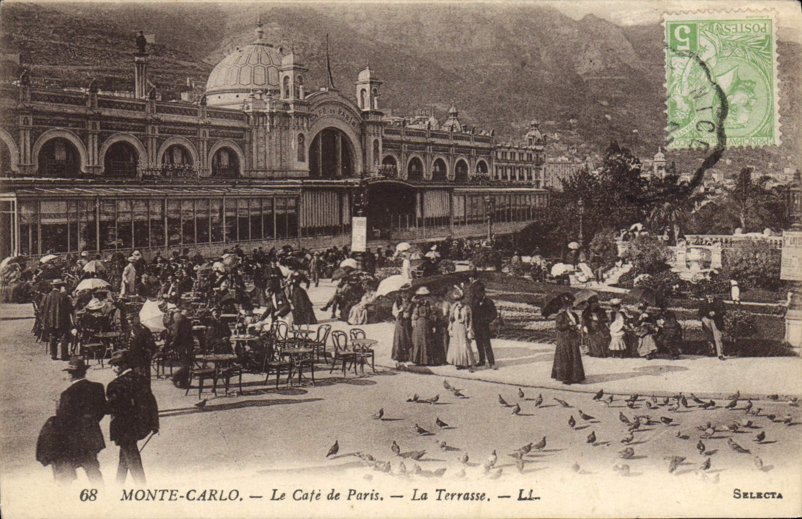 Monte-Carlo — Das Café de Paris — Die Terrasse — SELECTA n°68