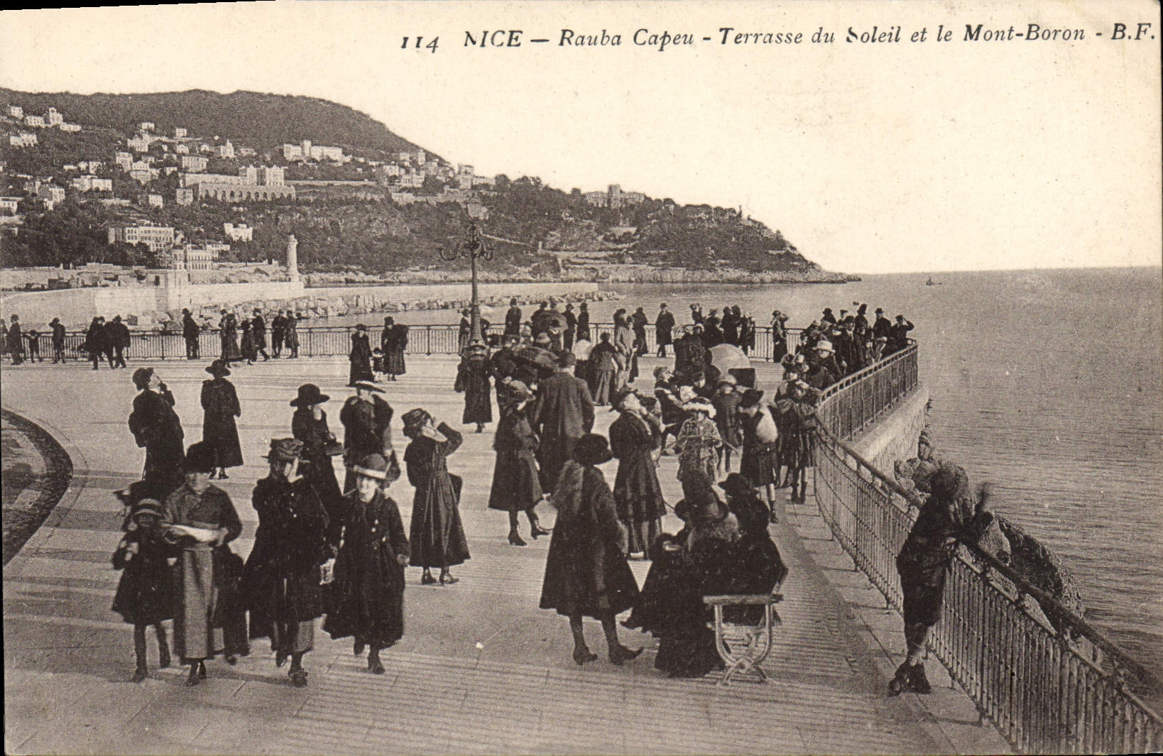 NICE — Rauba Capeu — Terrasse du Soleil et le Mont-Boron — B.F. — n°114