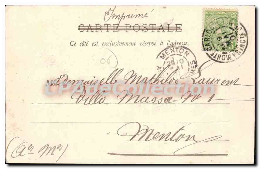 Monte-Carlo — Vue générale — Édition Gilletia, phot. Nice, n°37 — Reverso