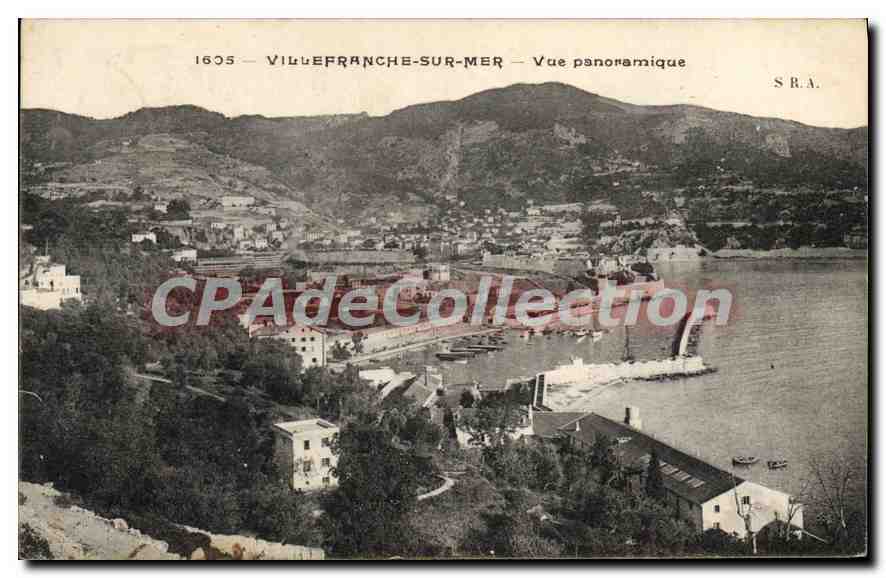 Villefranche-sur-Mer — Vue panoramique — S.R.A. n°1605