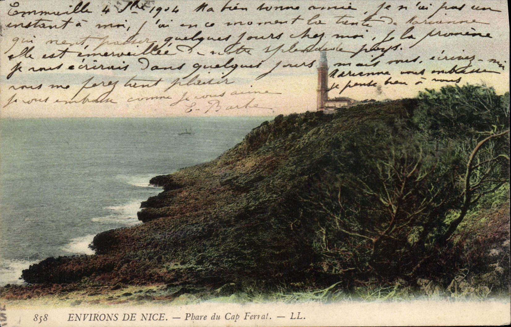 Environ de Nice — Phare du Cap Ferrat — LL. — n°858