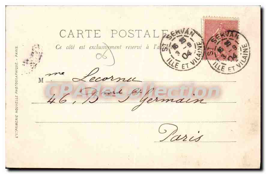 Environ de Nice — Phare du Cap Ferrat — LL. — n°858 — Reverso