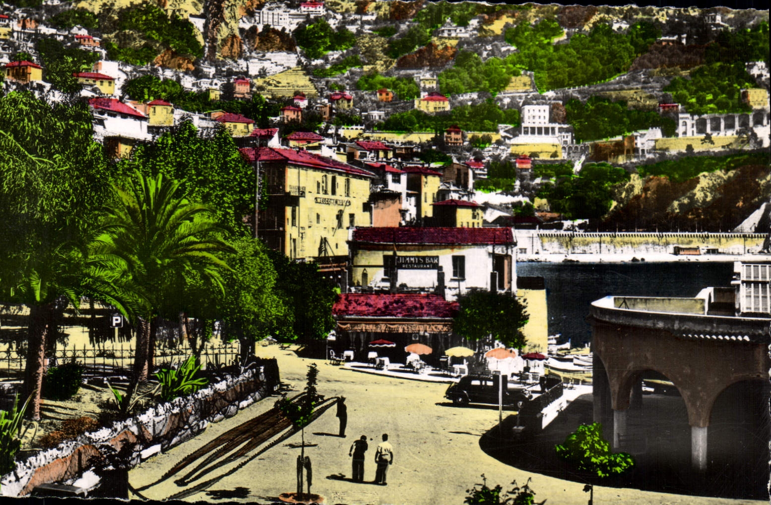 Villefranche-sur-Mer — vista del puerto y del barrio — Éditions A.-M.