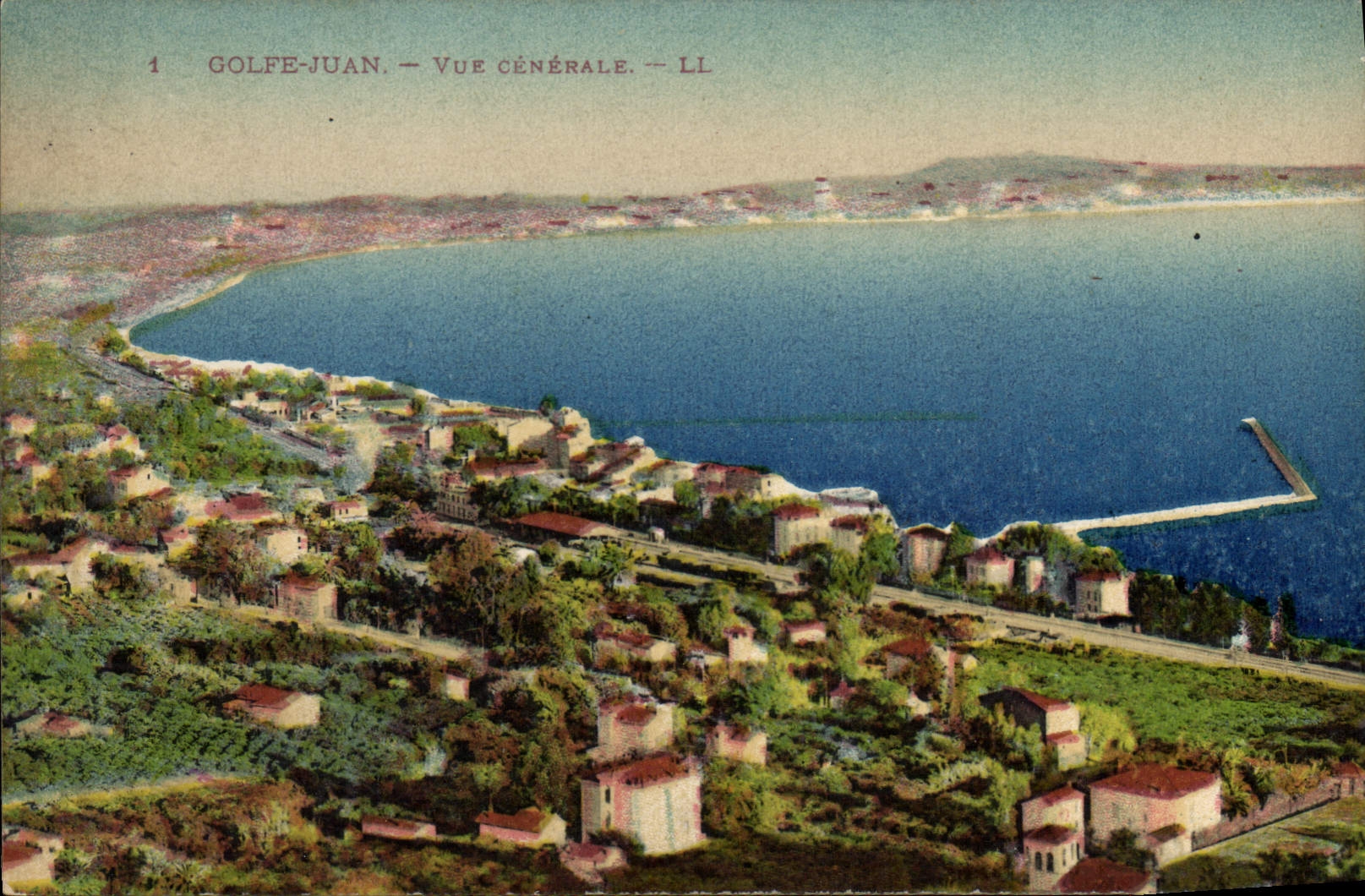 CPA Golfe Juan Vue generale 
