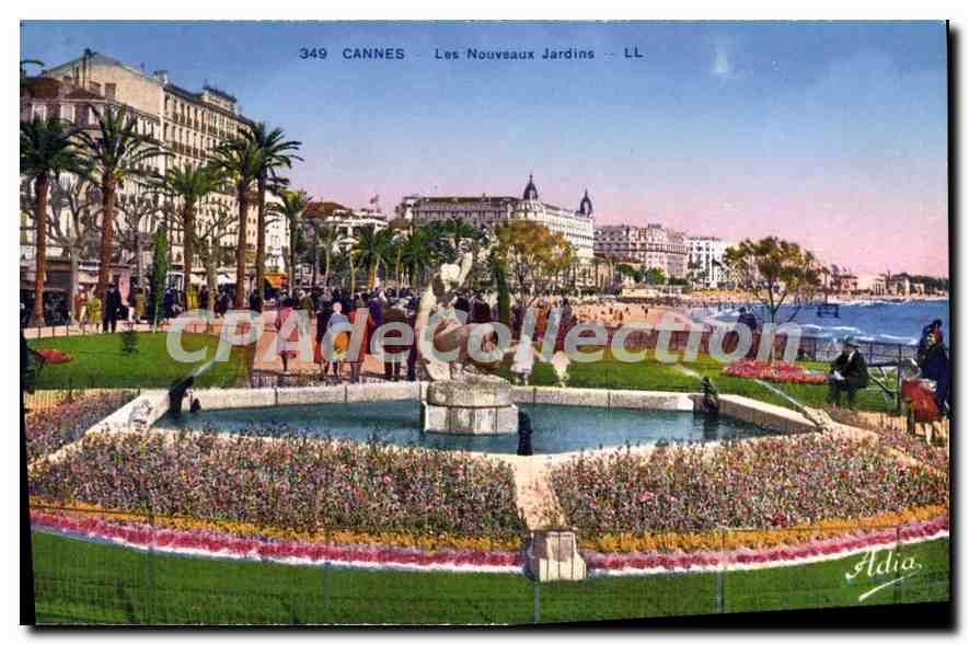 CPA Cannes les Nouveaux jardins 