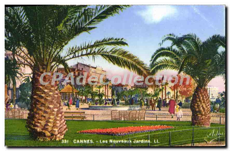 CPA Cannes les Nouveaux jardins 
