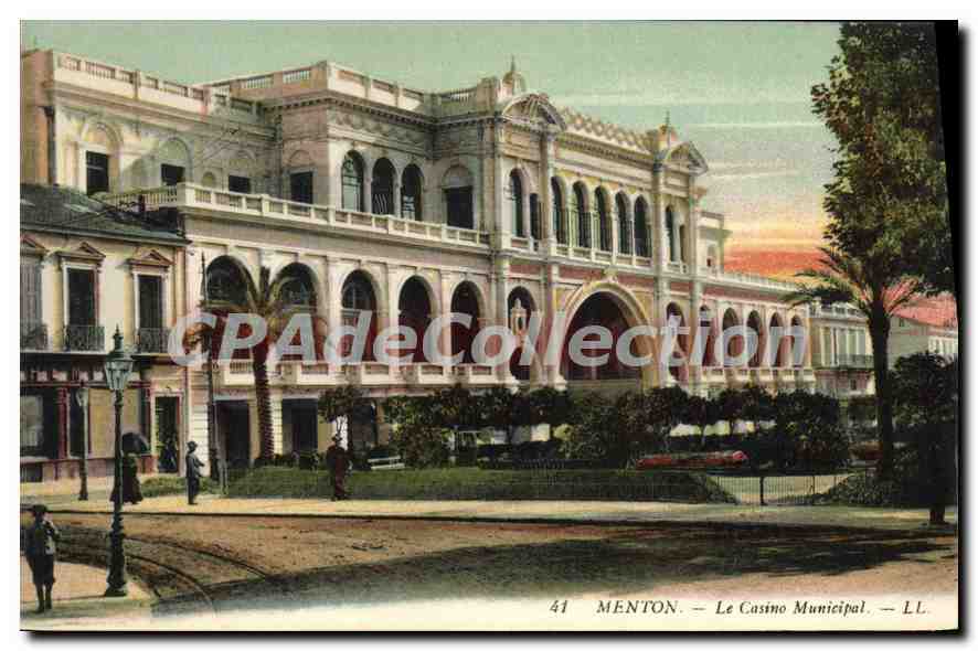 Menton — Le Casino Municipal — LL. n°41