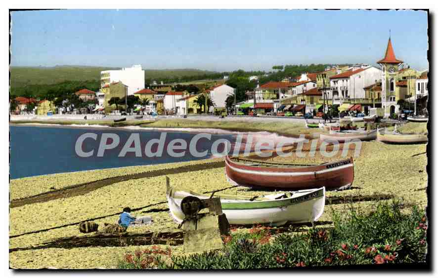 CPA Cros de Cannes A M la Promenade et la plage 