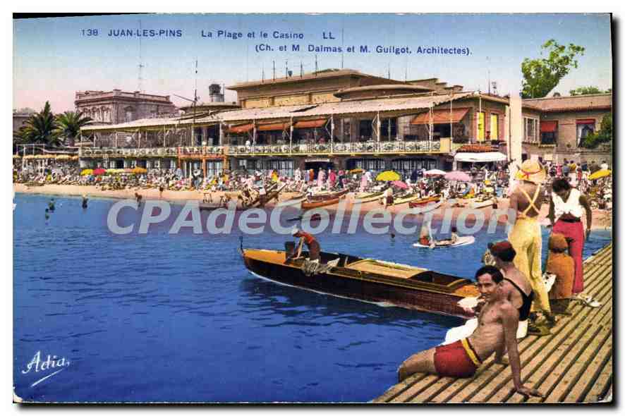 Juan-les-Pins — La Spiaggia e il Casinò — Adia, n°138