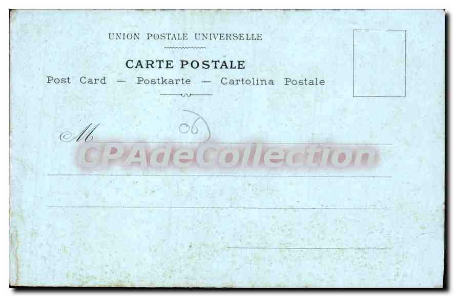Menton — La Vieille Ville — E. Léonard, 1904 — Verso