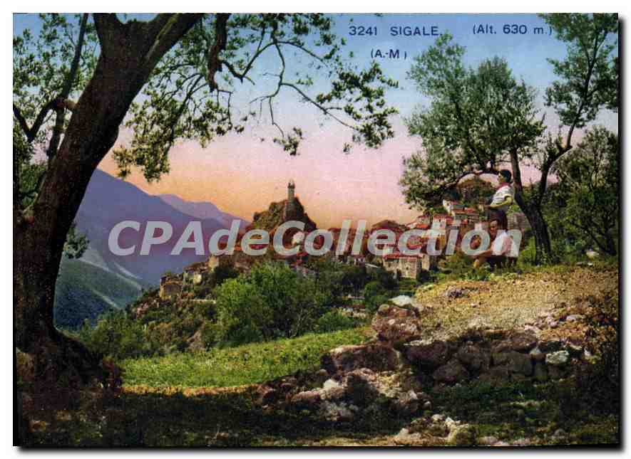 CPA Sigale vallee de l'Esteron le Pittoresque village de Sigale 