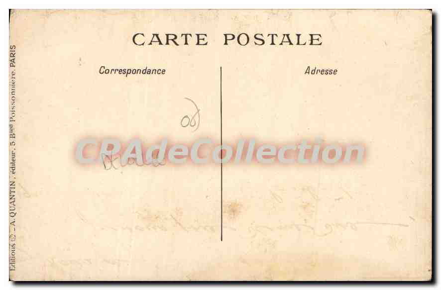 CPA Alpes Maritimes  — Verso