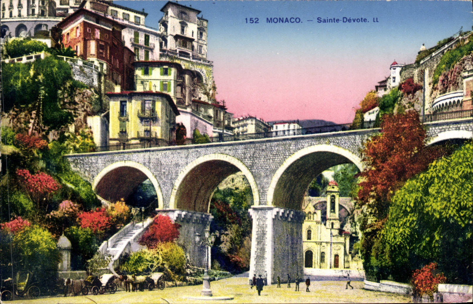 Monaco — Sainte-Dévote — L.L. 152 - Recto