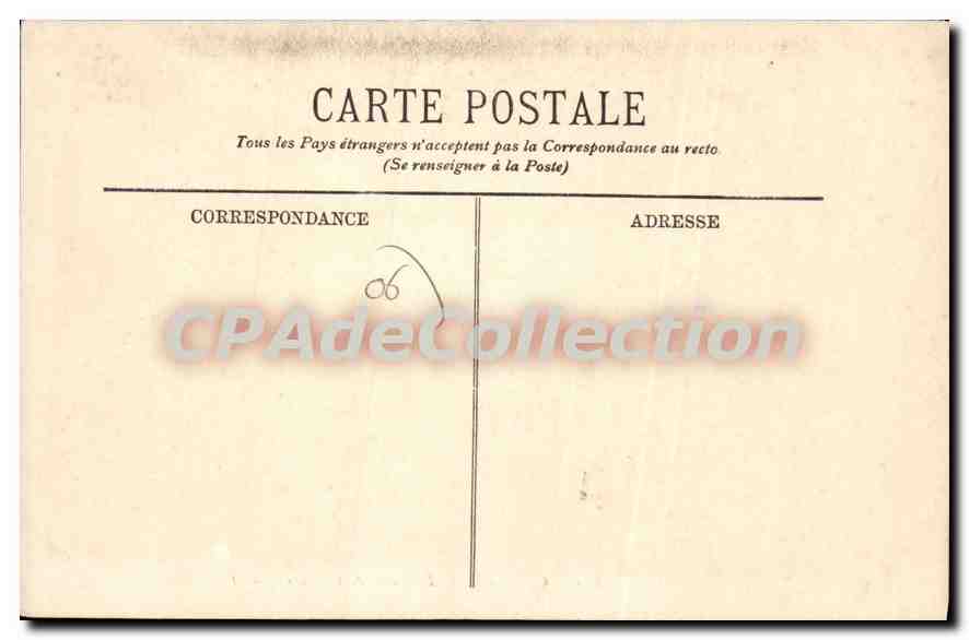 CPA Cannes La Route de Californie  — Verso