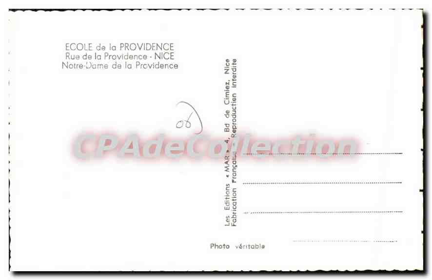 Notre-Dame de la Providence — statue de la Vierge entourée de fidèles — Éditions MAR, Nice — Reverso