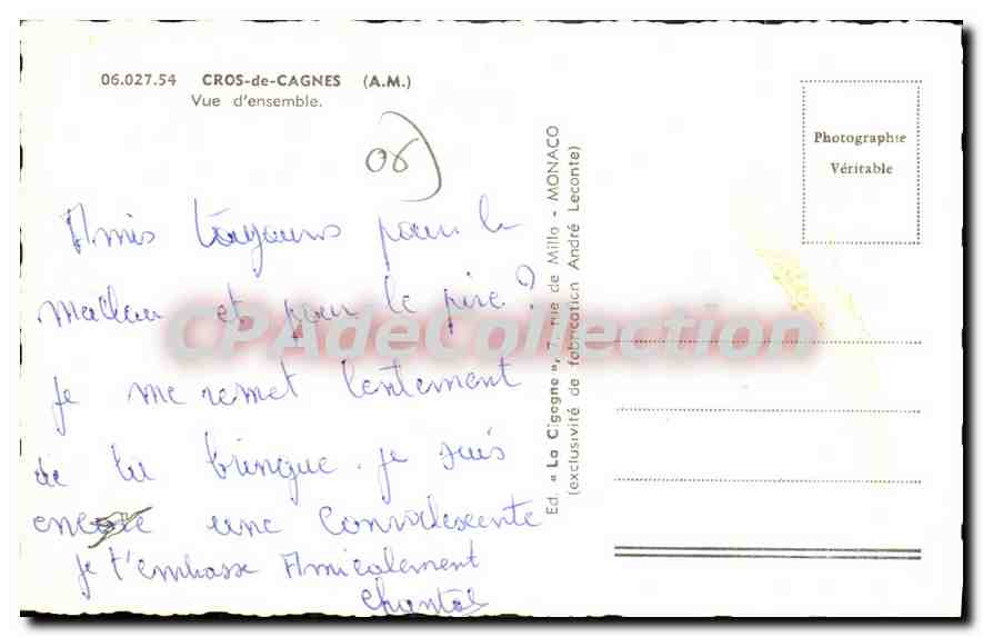 Cros-de-Cagnes — vue d'ensemble — La Cigogne — Reverso