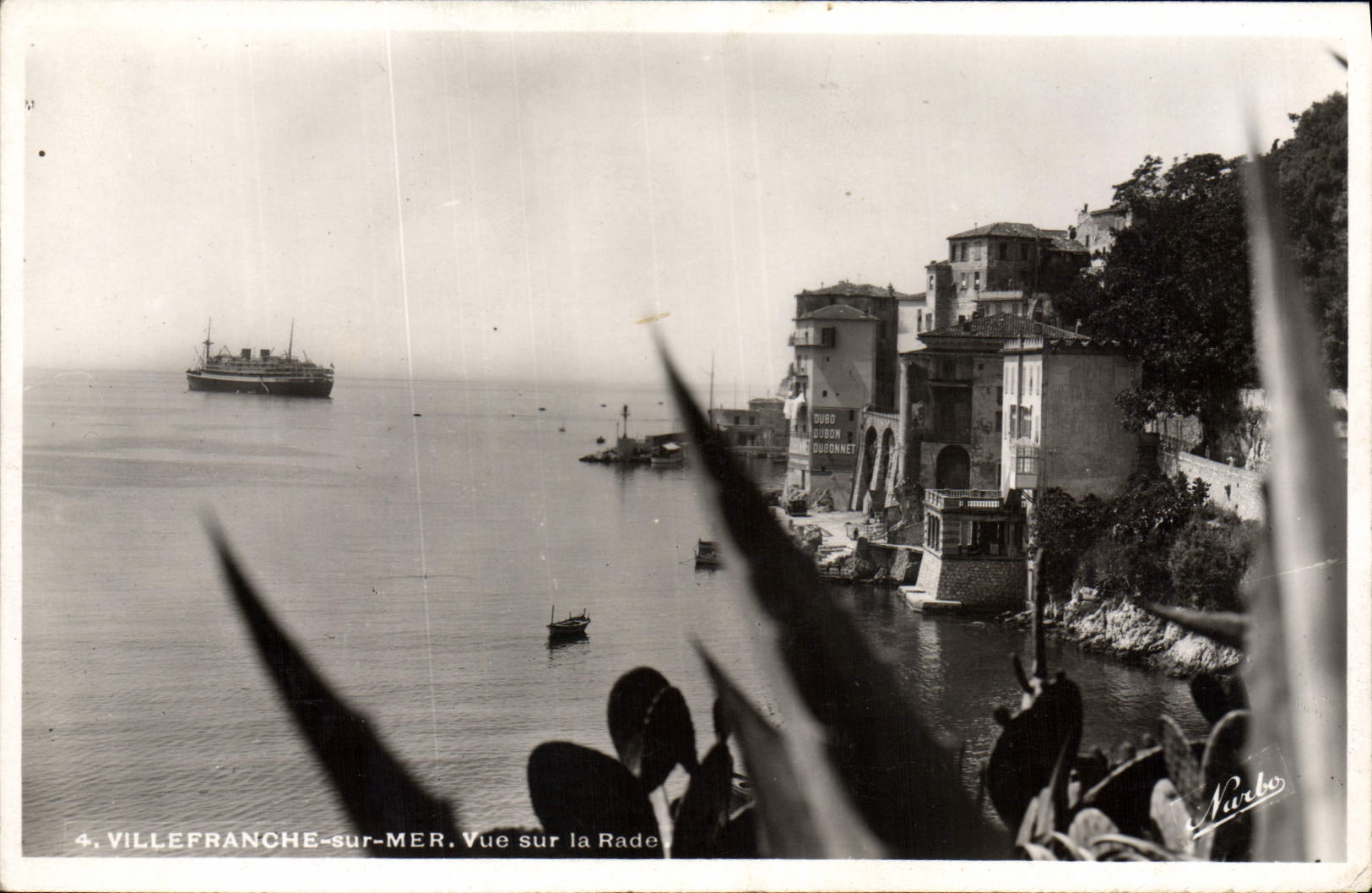 Villefranche-sur-Mer — Vue sur la Rade — éditeur Marbo, n°4
