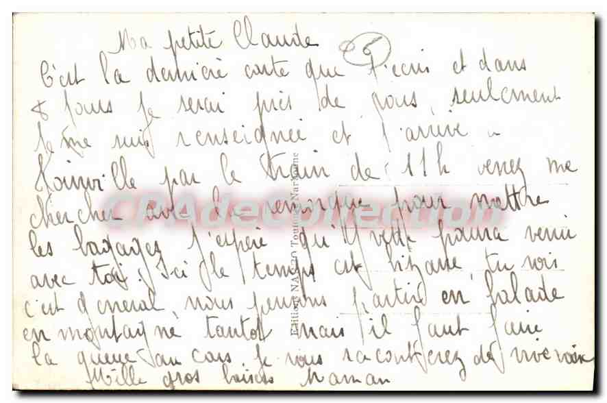 Villefranche-sur-Mer — Vue sur la Rade — éditeur Marbo, n°4 — Reverso