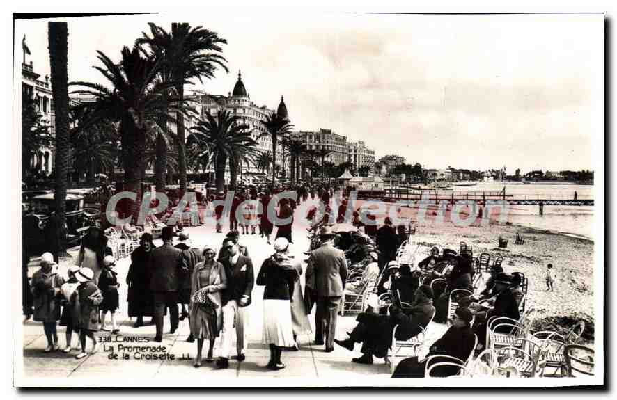 CPA Cannes la Promenade de la Croisette 