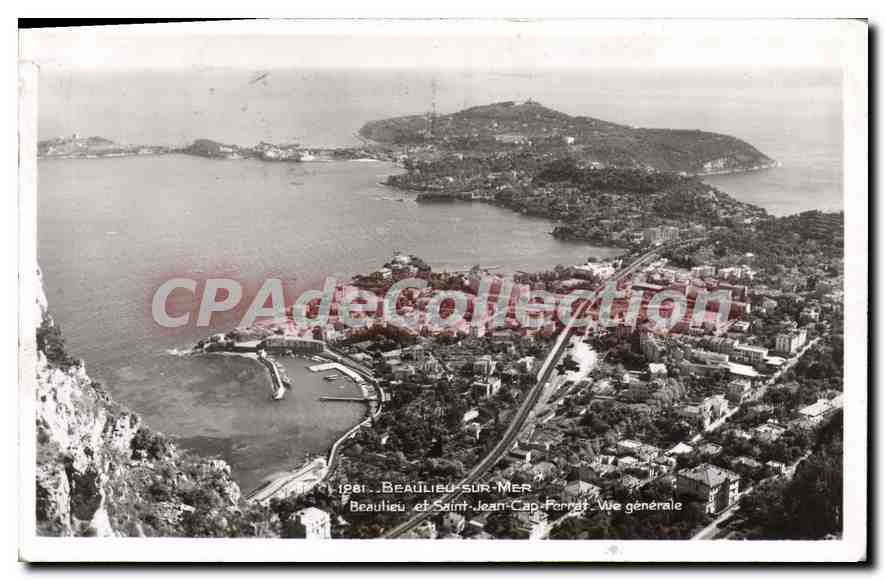 Beaulieu-sur-Mer et Saint-Jean-Cap-Ferrat — Vue générale — Édition La Cigogne