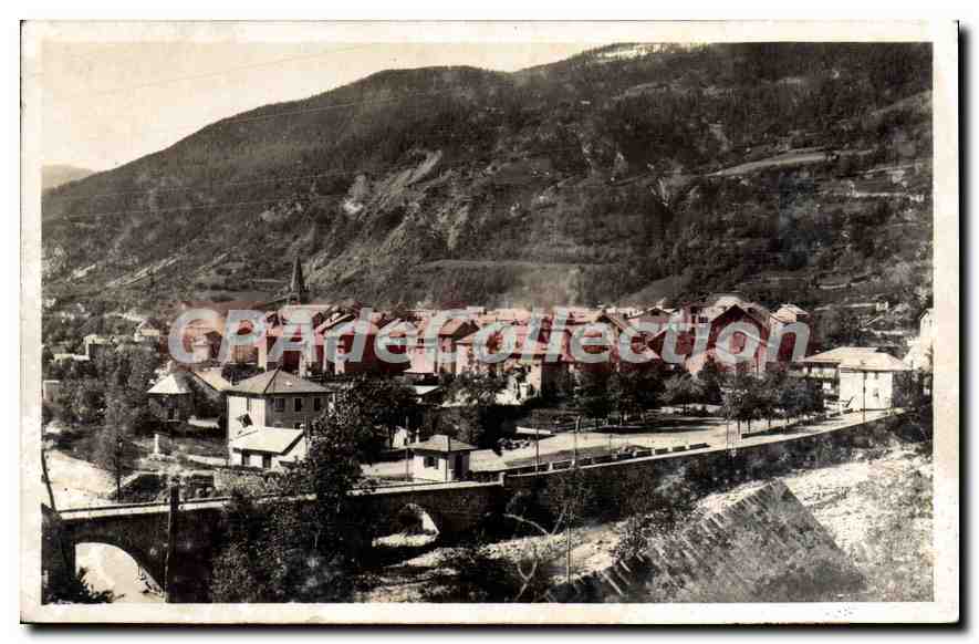 CPA St Etienne de Tinee vue generale 