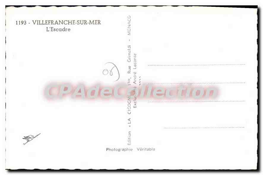 La Cigogne — Port de Villefranche-sur-Mer — Édition LA CIGOGNE — Reverso