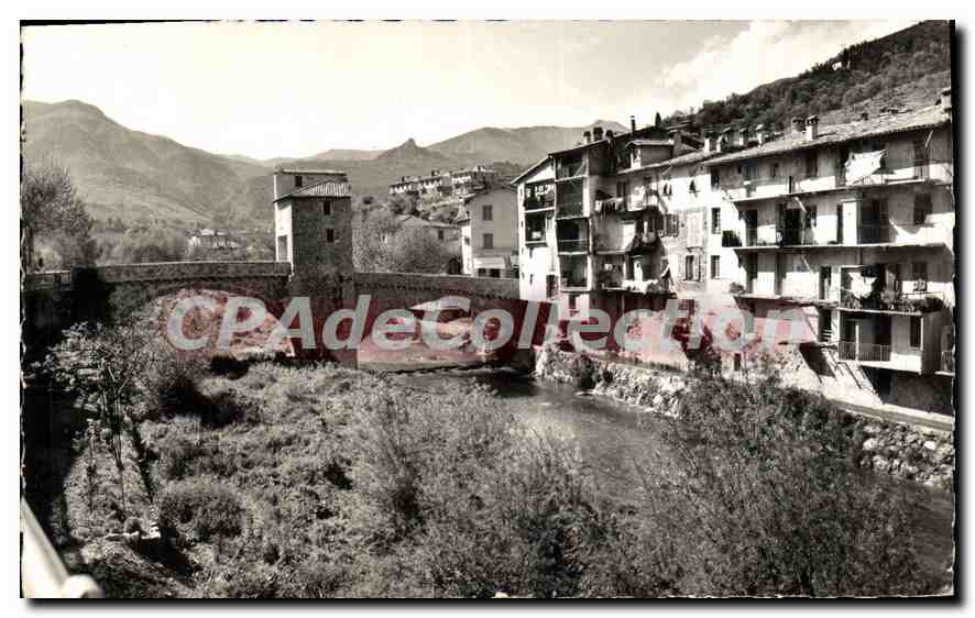 CPA Sospel Vieux Pont datant du XI siecle 