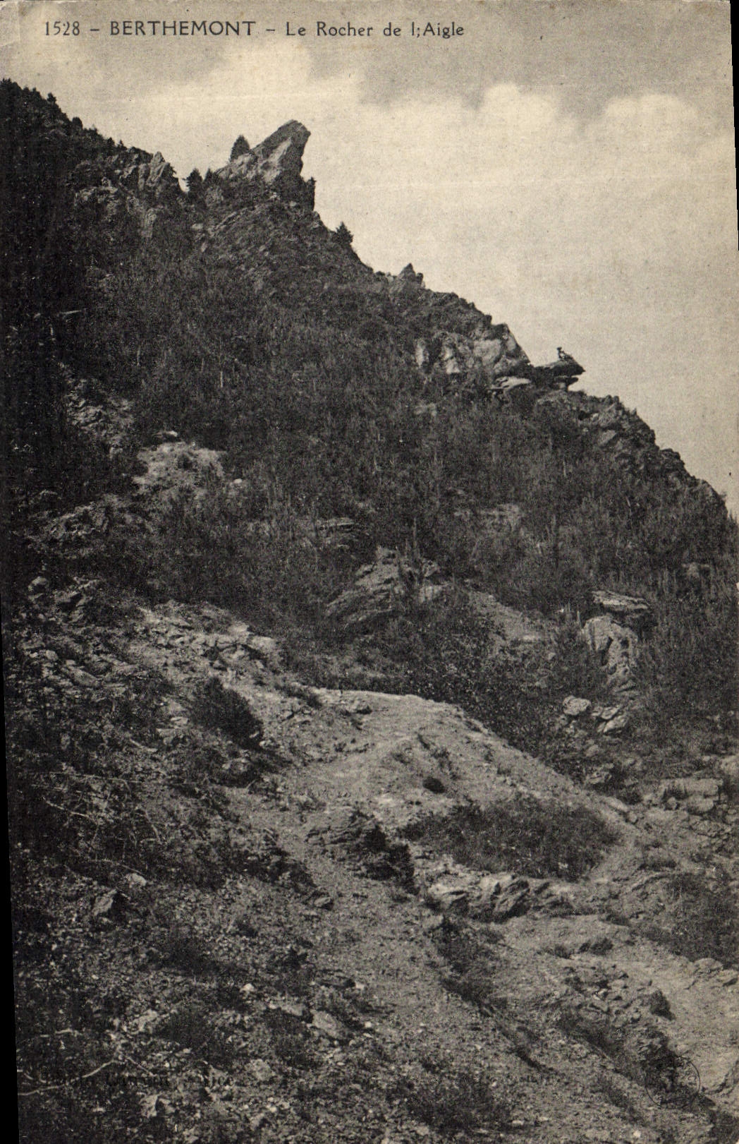 CPA Berthemont Le Rocher de l'Aigle 