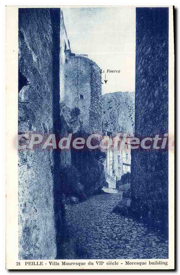 CPA Peille Villa Mauresque du VII siecle 