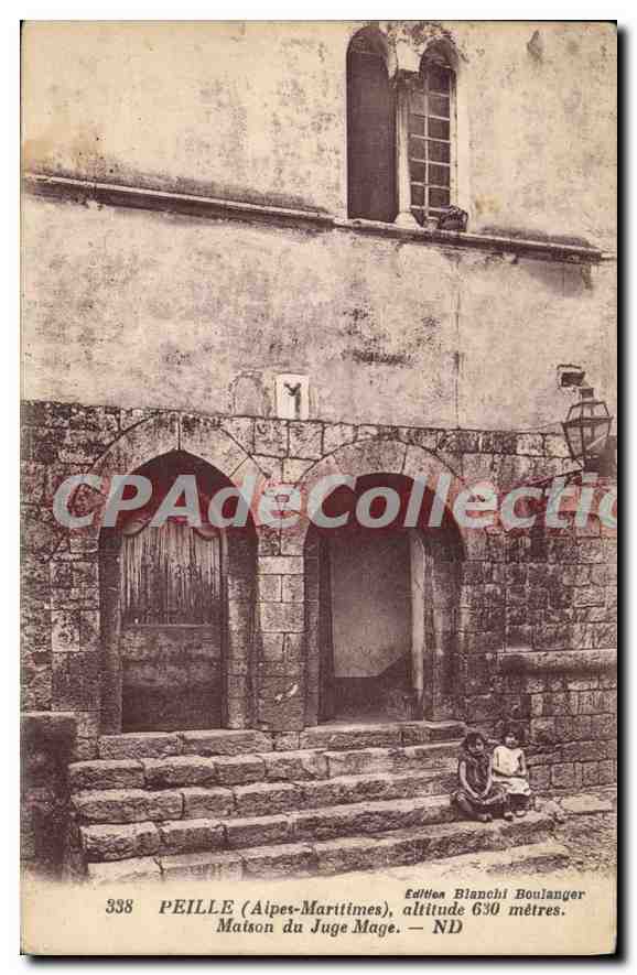CPA Peille Alpes Maritimes Maison du Jude Mage 