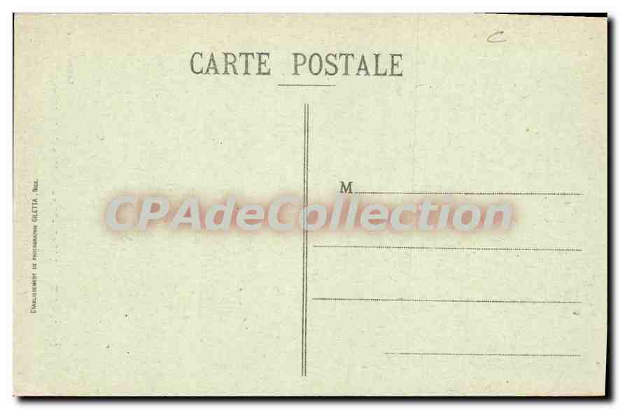 CPA Utelle Vallee de la Vesubie Interieur de l'Eglise  — Rückseite